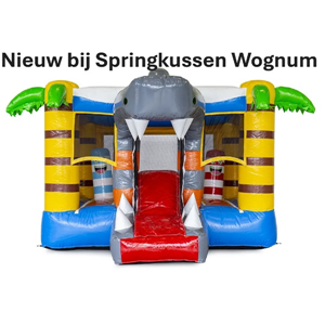 Springkussen - Mini Bounce Haai Springkussen - Mini Bounce Haai